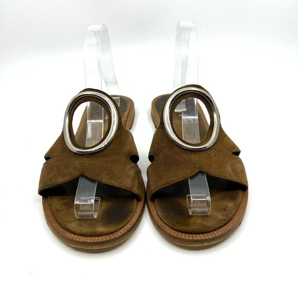 MAKRIS K2 Brown Suede Sandals Women's 9 US - Picture 4 of 9